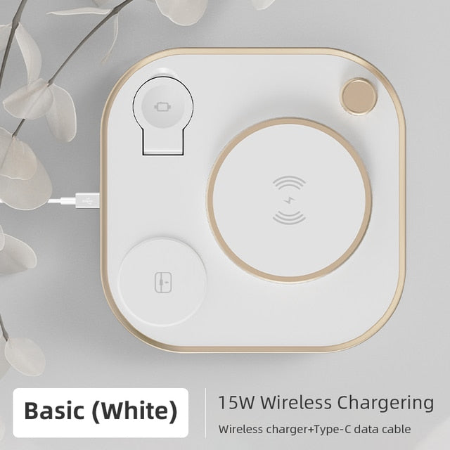 3 In 1 Wireless Charger Lamp