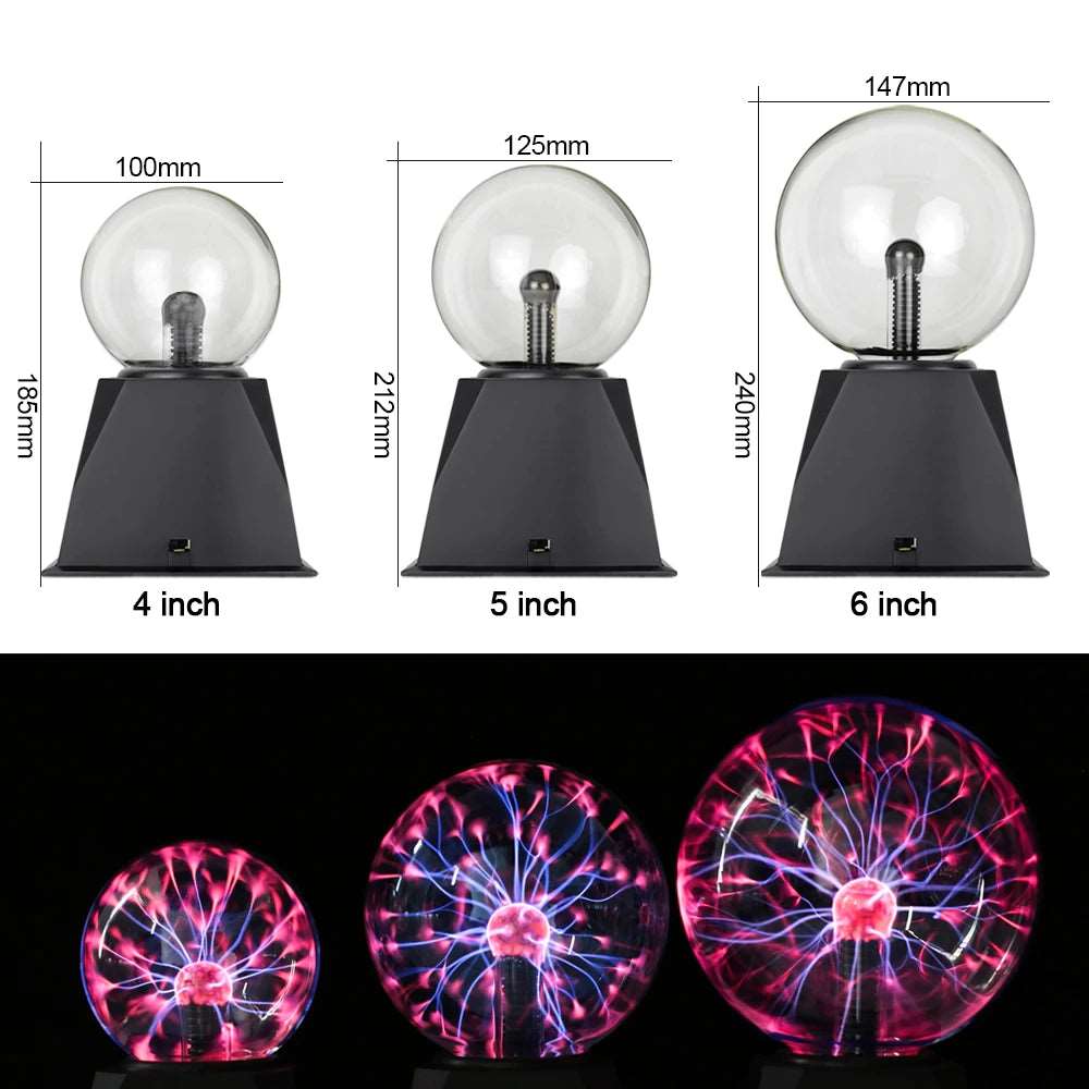 Magic Crystal Plasma Ball Lamp