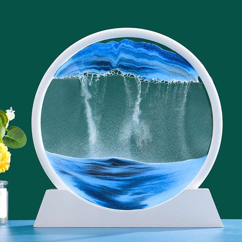 3d Hourglass Deep Sea Sandscape