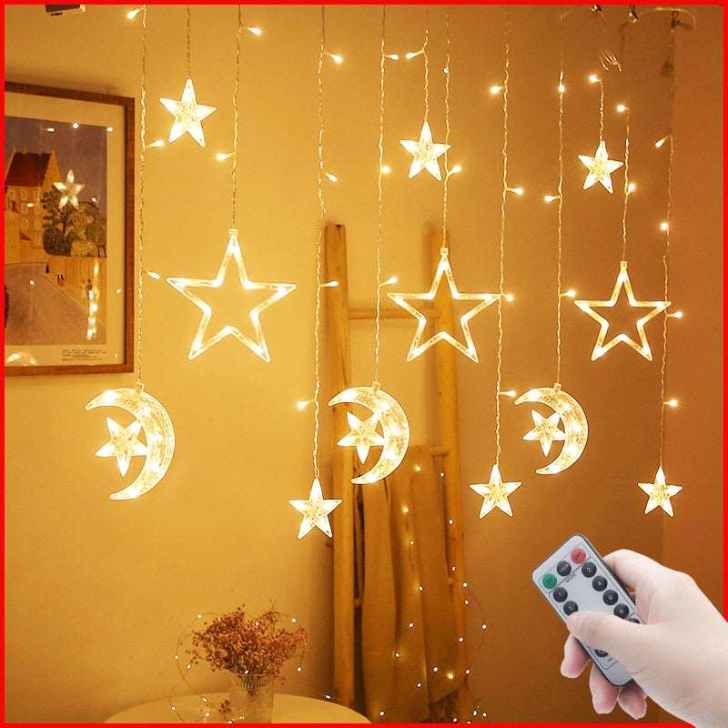 Christmas Decor String Garland Curtain Light