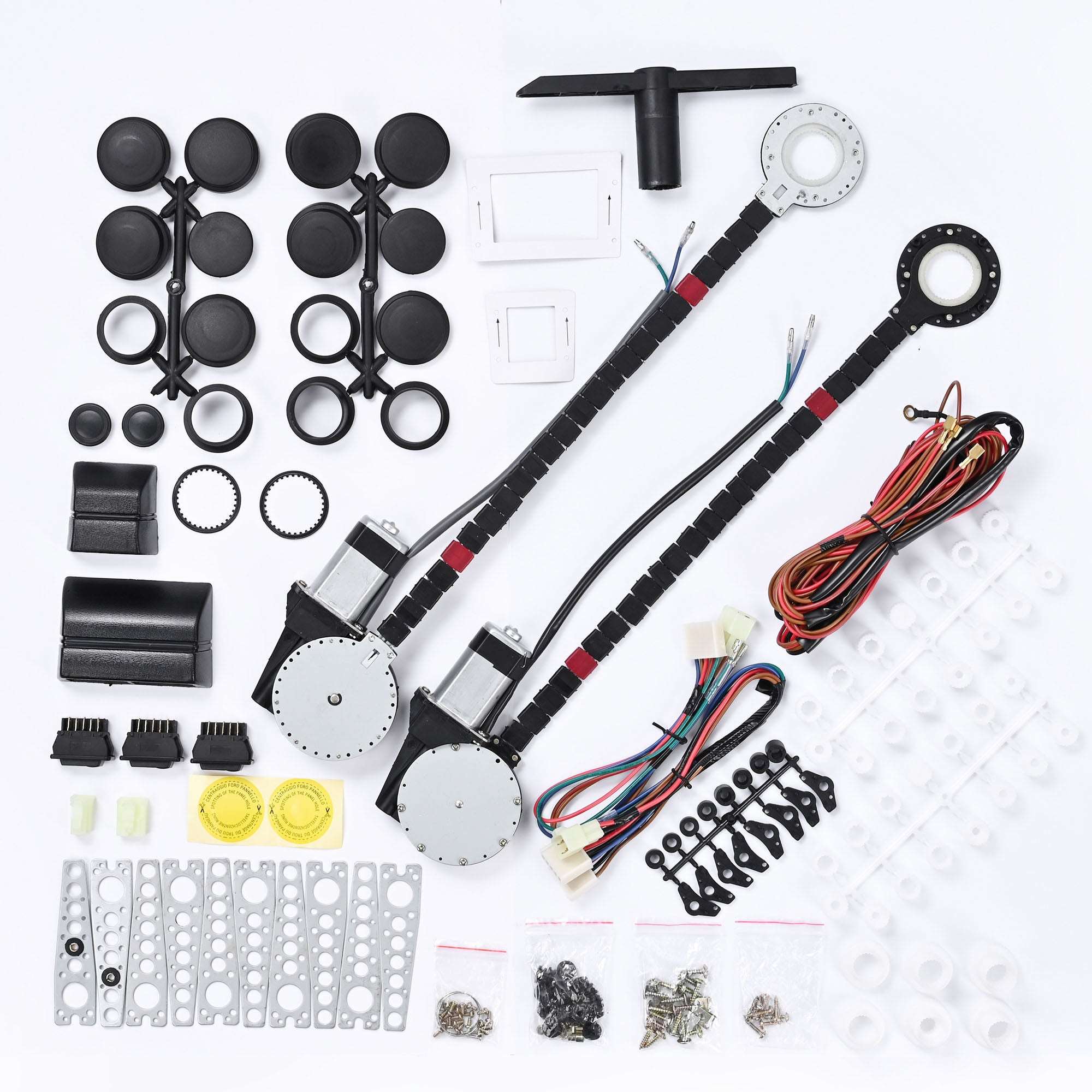 2-door Power Car Window Kit blk