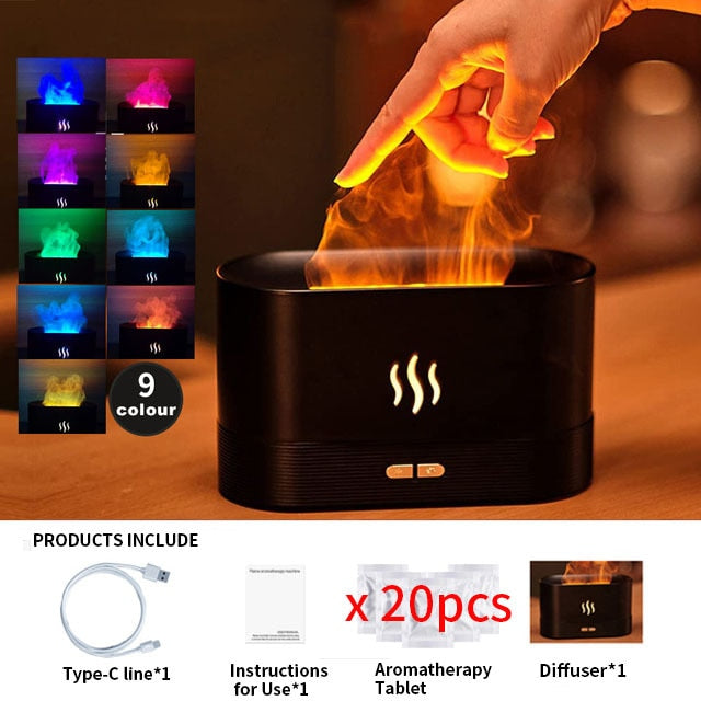 Aroma Flame Lamp Humidifier