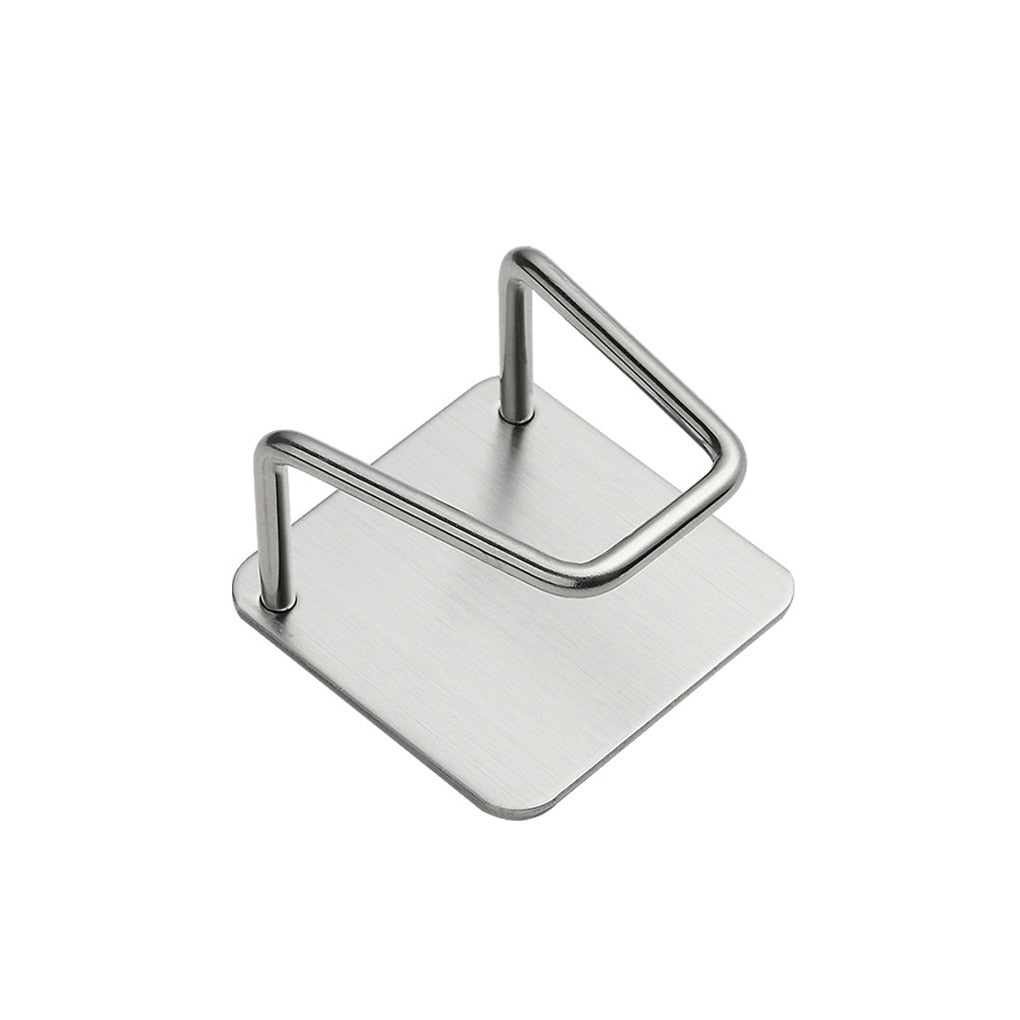 Self-Adhesive Kitchen Stainless Steel Sponges Holder