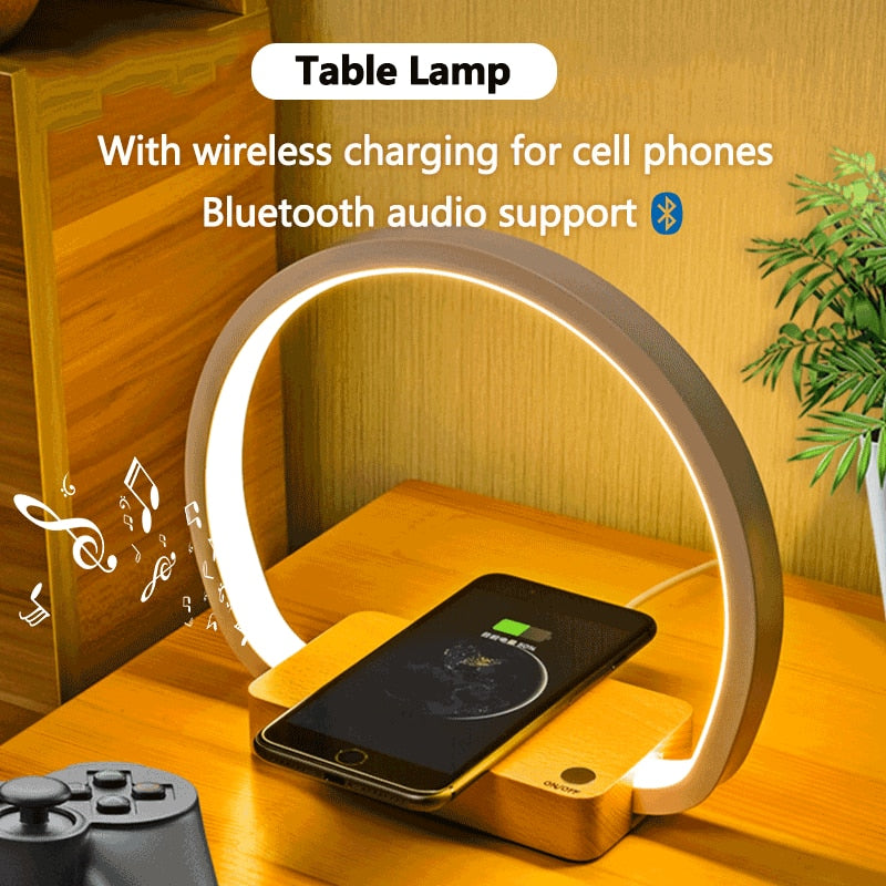 Reading Table Lamp With Wireless Charging