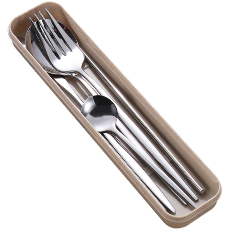 Stainless Steel Modern Suit Design Advanced Spork Knife Set