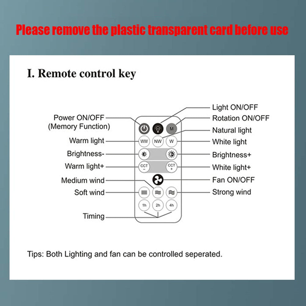 360 Rotating Smart Ceiling Fan Multicolor Led Light