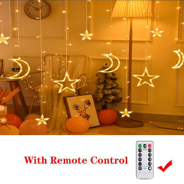 Christmas Decor String Garland Curtain Light