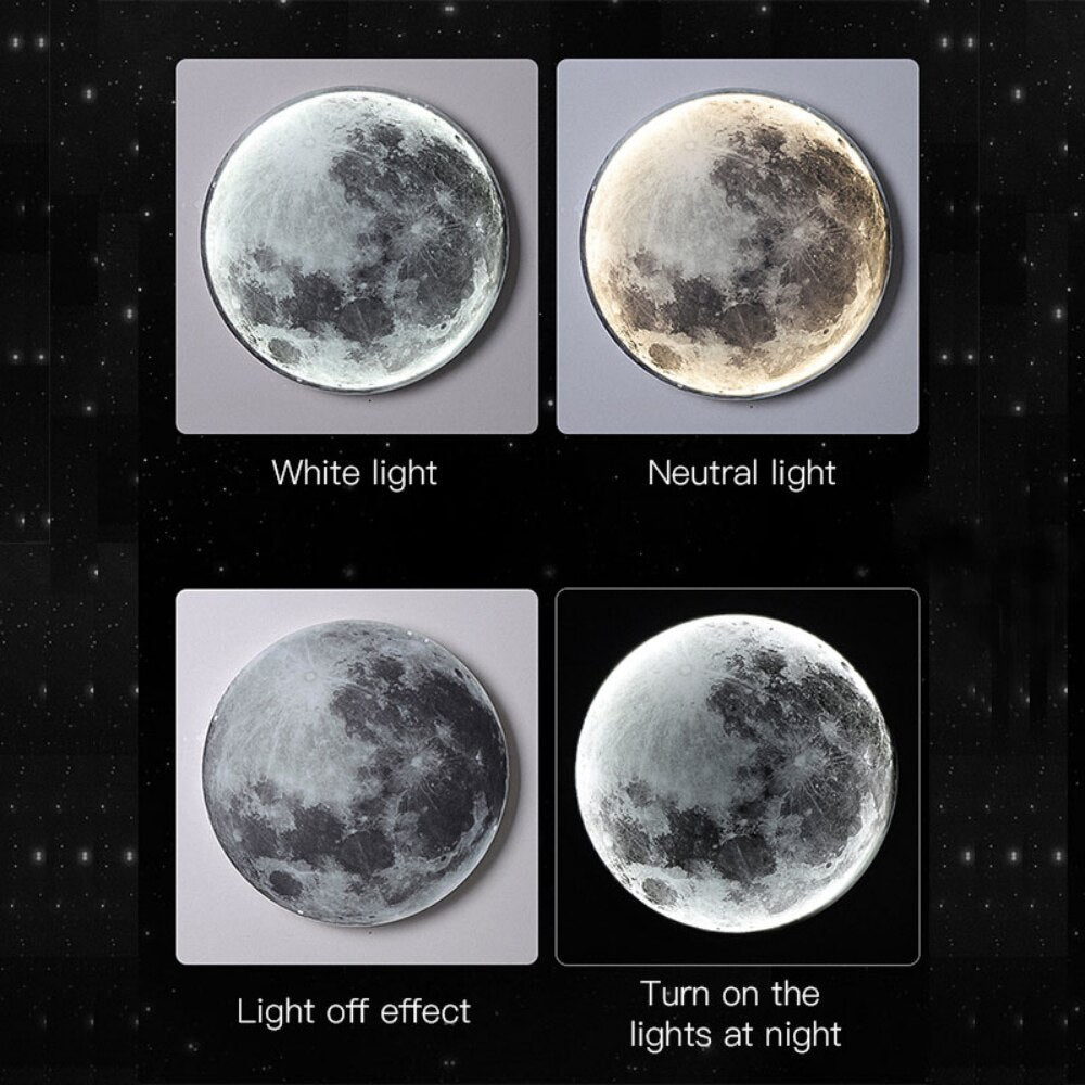 Nordic LED Moon Indoor Light