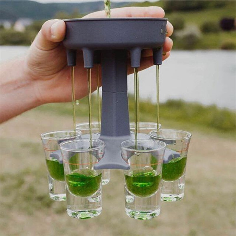 6 Shot Glass Dispenser