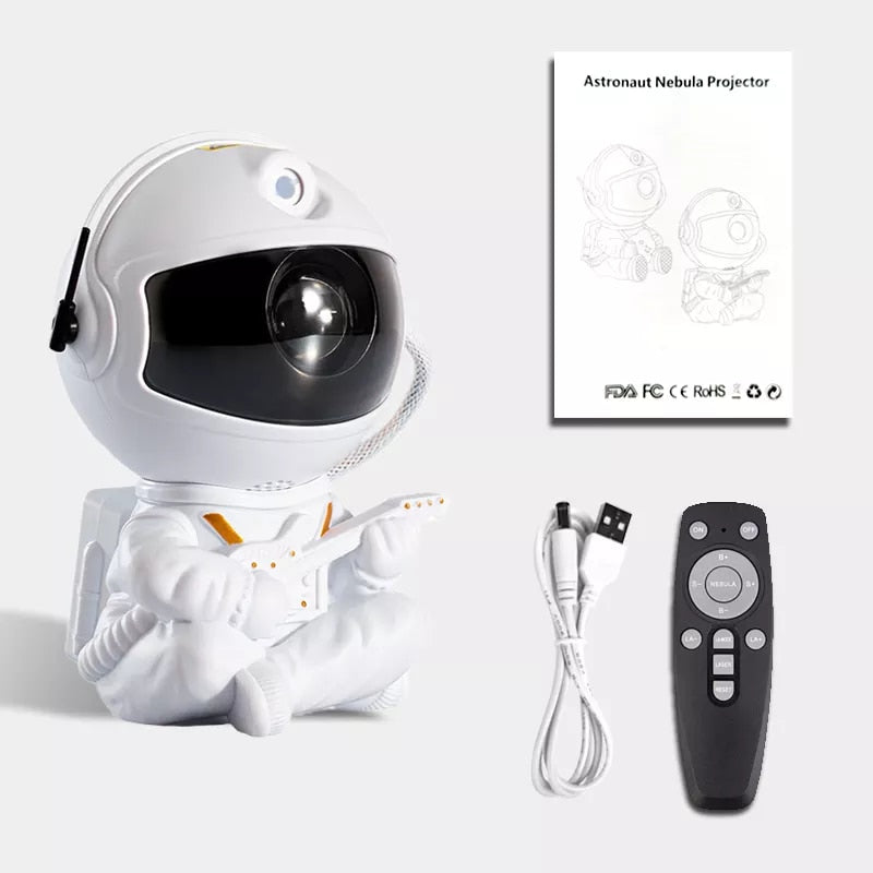 Astronaut Galaxy Night Light Stars Projector