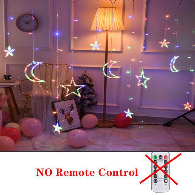 Christmas Decor String Garland Curtain Light