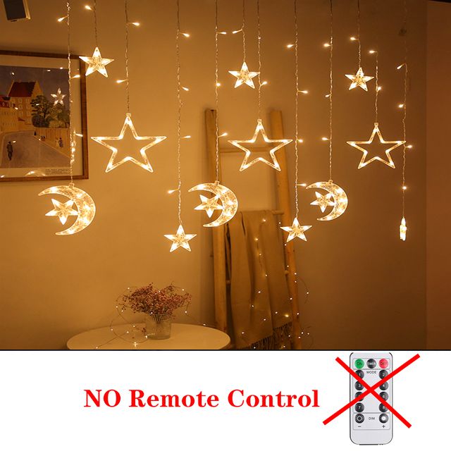 Christmas Decor String Garland Curtain Light