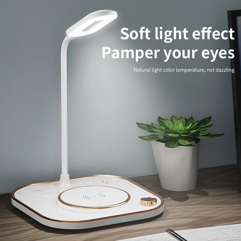 3 In 1 Wireless Charger Lamp